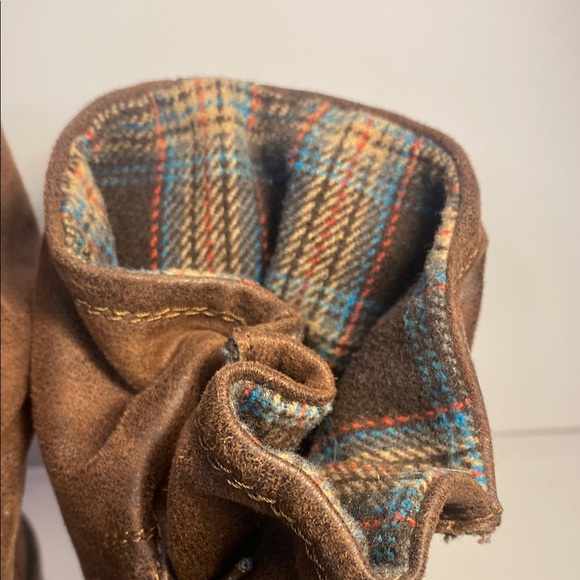 Brown Lace-Up Ankle Boots - Picture 4 of 10